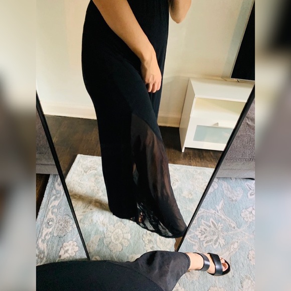 Maxi Dress with Mesh Detailing - Picture 2 of 8